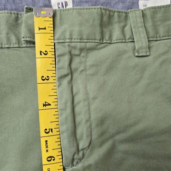 Gap Bermuda Shorts Sz 6 Green Vintage - Picture 4 of 6